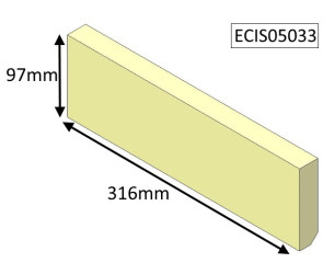 ECIS05033 Parkray Lower Rear Brick  |  Aspect 5 Slimline